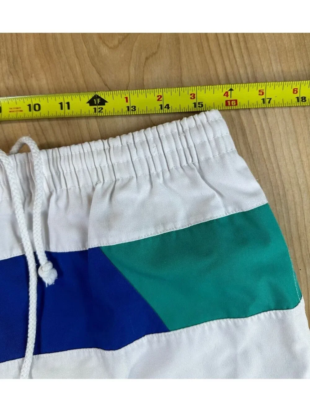 Vintage 70s Catalina swim trunks shorts 36 striped preppy colorful colorblock
